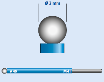 Kugel-Elektode Nr. 48, 2mm